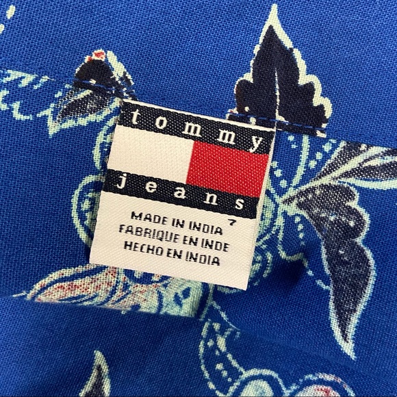 Tommy Jeans Cotton Wrap Skirt Size 7 - Picture 2 of 8